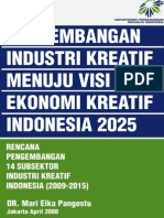 Buku 3 Pengembangan Industri Kreatif Menuju Visi Ekonomi Kreatif Indonesia 2025