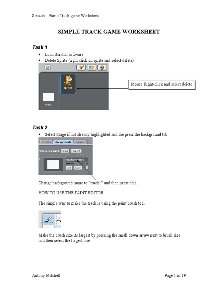 Create a Simple Maze Game in Scratch | PDF | Scratch (Programming ...