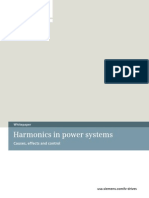 Siemens-drive Harmonics in Power Systems