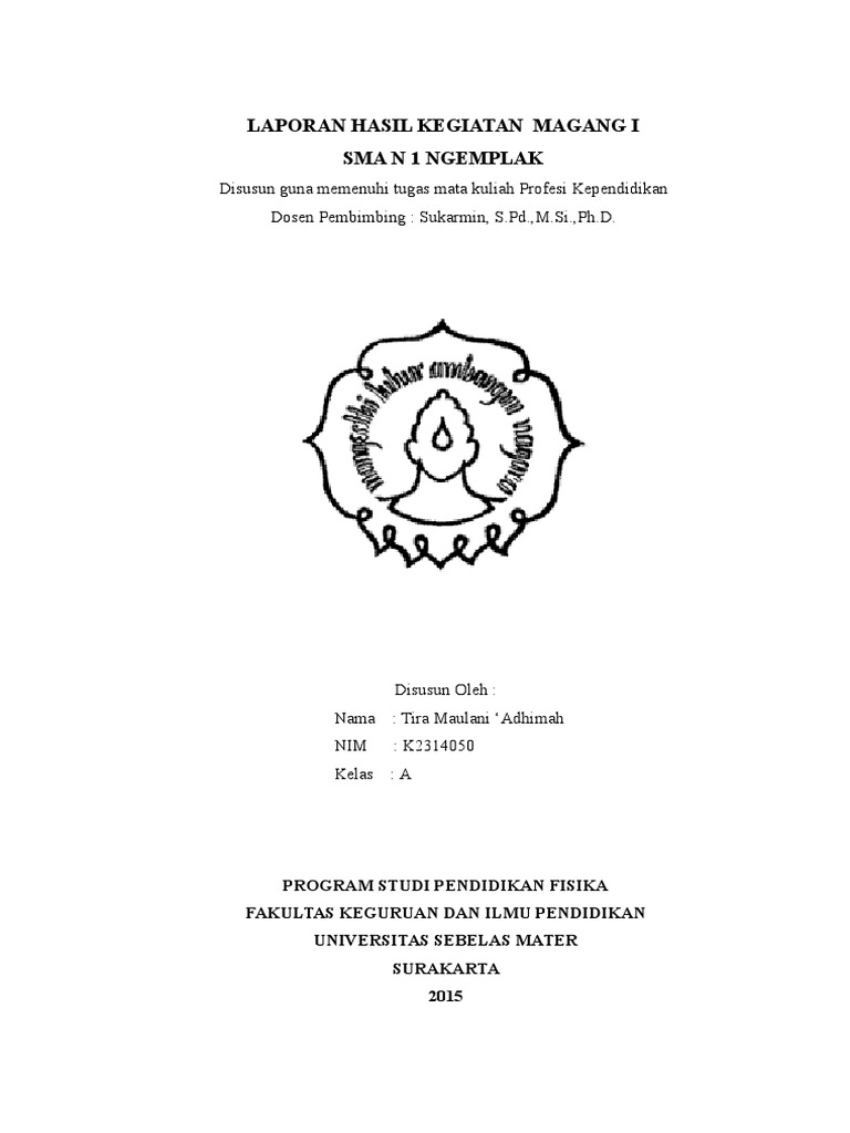 Laporan Magang I