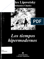 Lipovetsky, G. Los Tiempos Hipermodernos