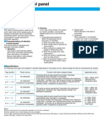 Power Control Panel and Types