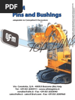 8V3) Pins and Bushings Excavators
