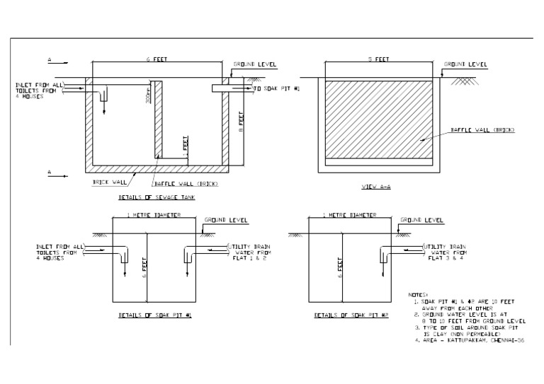 Soak Pit Details | PDF