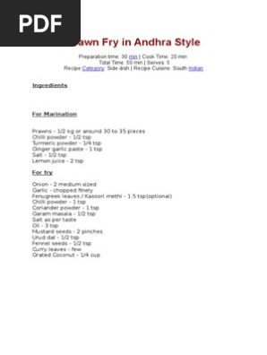 Prawn Fry