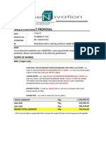 Sales Contract Proposal: Scope of Works