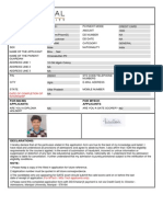 For Md/Ms Applicants For Mtech Applicants: Date of Completion of Internship