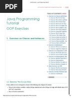 OOP Exercises - Java Programming Tutorial