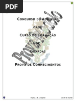 Prova Conhecimentos (Modelo)