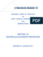 Section LK Seating and Occupant Protection: National Code of Practice For Light Vehicle Construction and Modification