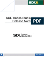 SDL Trados Studio 2014 Release Notes