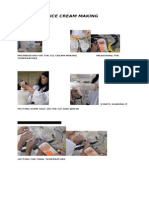 Preparation For The Ice Cream Making Measuring The Temperature