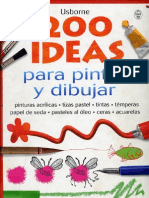 200 Ideas Para Pintar y Dibujar