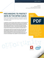 Mechanisms To Protect Data in The Open Cloud