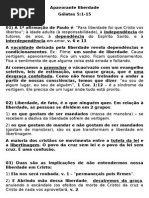 Apavorante Liberdade