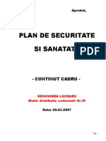 Plan de Securitate Si Sanatate