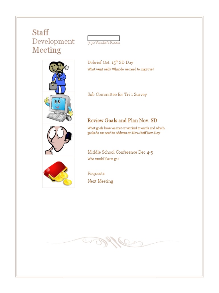 Staff Development Meeting 10-21 | PDF