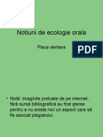 Notiuni de Ecologie Orala