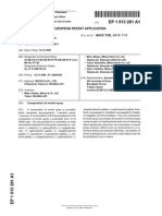 European Patent Application A61K 7/26, A61K 7/16: Composition of Mouth Spray