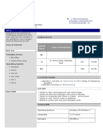 CV for computer engineer