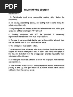 Criteria and Mechanics