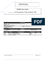 POWER User Guide Sales Order Processing in Hub Company 100