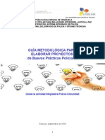Guía Metodologica para Elaborar Proyecto 2015 VISIPOL