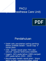 Pacu (Post Anesthesia Care Unit)