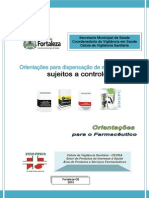 Orientacoes para Dispensacao de Mededicamentos Controlados 2015 23062015