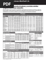 Movilnet aumenta sus tarifas