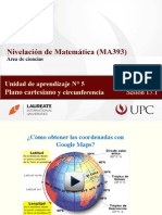 MA393 2015-1 Sesion 13.1. Plano Cartesiano. Circunferencia