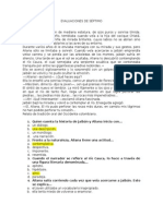 Evaluaciones de 7 Con Respuestas Sé Leer