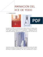 Determinacion Del Indice de Yodo