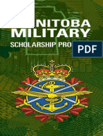 Manitoba Military Scholarship Program