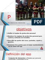 Equipo de Proteccion Personal de Bombero