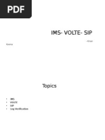 Ims-Volte - Sip: - Kiran Koona