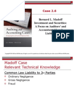 Case 2.6: Bernard L. Madoff Investment and Securities: A Focus On Auditors' and Accountants' Legal Liability