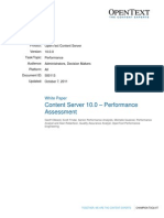 Performance Assessment - Content Server 10