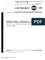 ISO 129 Technical Drawing-Dimensioning-General Principle