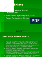 Asal Usul Agama Shinto Oleh Muhammad Chaidoni