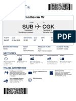 CGK SUB: Sutarto / Rachmadhakim MR