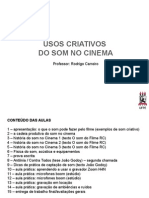 Usos Criativos do Som no Cinema