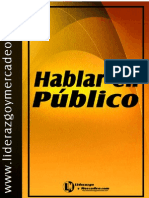 hablar en público