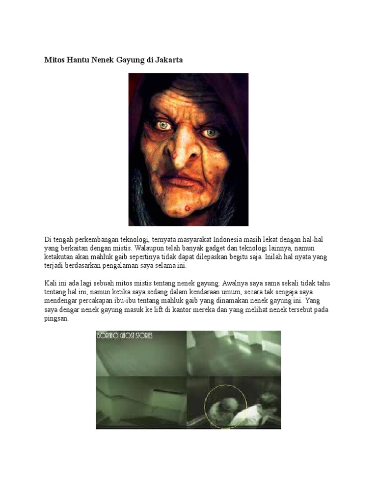 83+ Gambar Hantu Nenek Gayung HD Terbaru