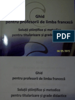 MANEA - Ghid Profesori Franceza NOU