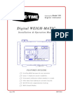 Model 100 Digital WEIGH-MATIC® Scales