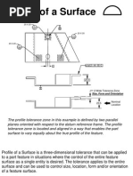 Profile of A Surface: Size, Form and Orientation