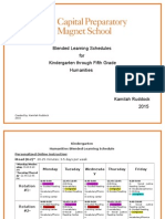 Capital Preparatory Magnet School Blended Learning Schedule