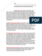 Sanjay Earth Fault Protection Types