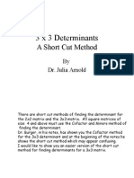 3 x 3 Determinants